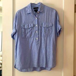 J.Crew Baird McNutt Irish Linen Top
